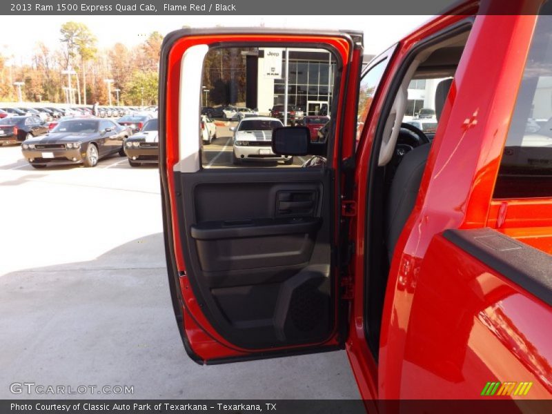 Flame Red / Black 2013 Ram 1500 Express Quad Cab