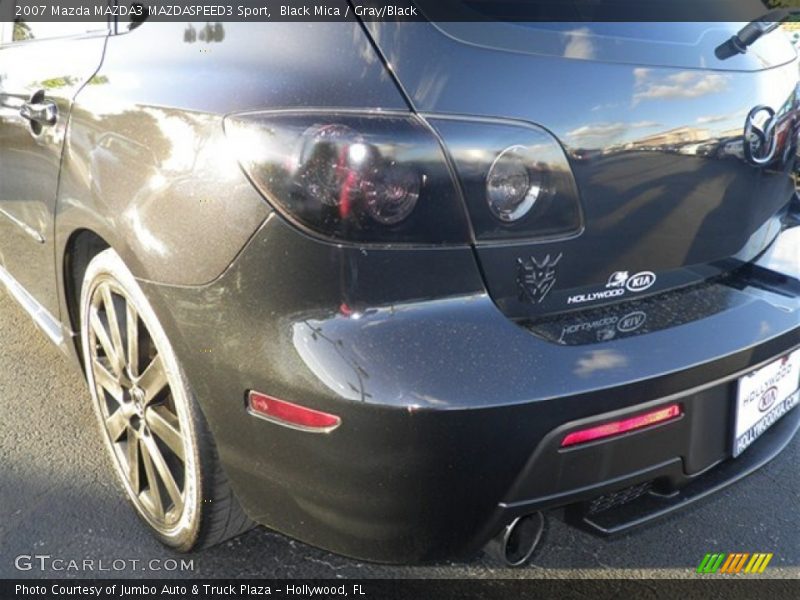 Black Mica / Gray/Black 2007 Mazda MAZDA3 MAZDASPEED3 Sport