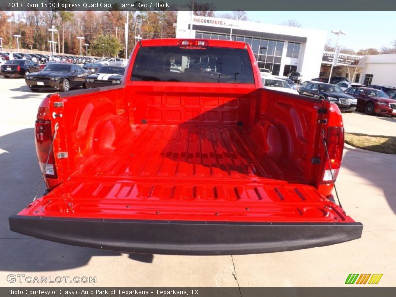 Flame Red / Black 2013 Ram 1500 Express Quad Cab