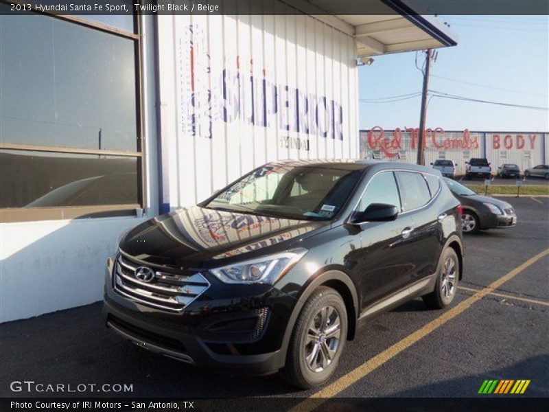 Twilight Black / Beige 2013 Hyundai Santa Fe Sport