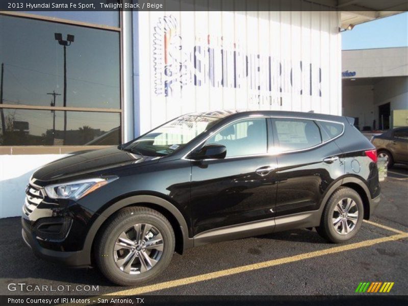 Twilight Black / Beige 2013 Hyundai Santa Fe Sport