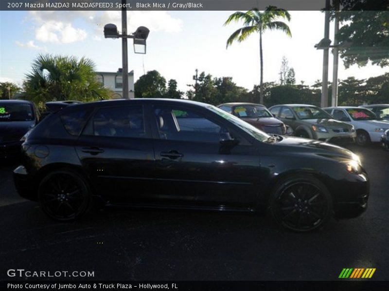 Black Mica / Gray/Black 2007 Mazda MAZDA3 MAZDASPEED3 Sport