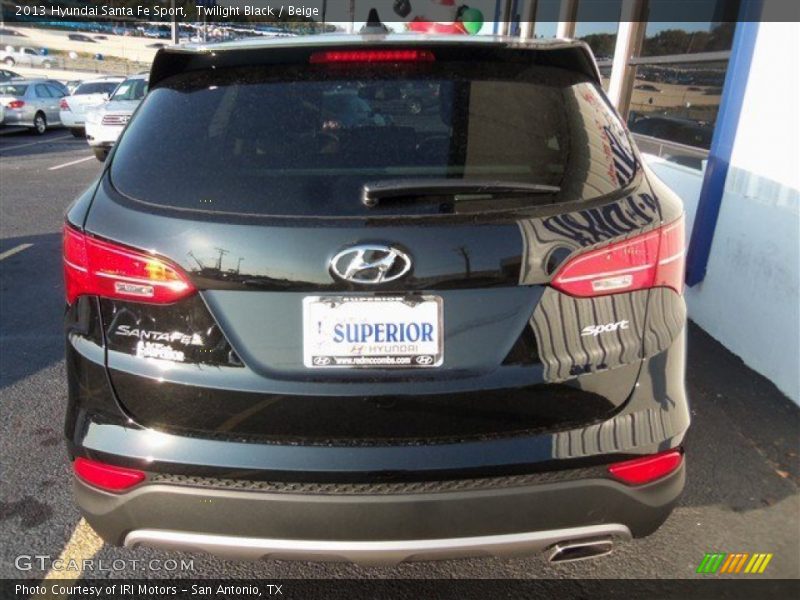 Twilight Black / Beige 2013 Hyundai Santa Fe Sport