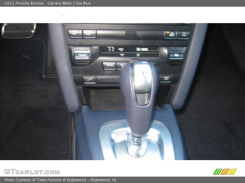 Carrara White / Sea Blue 2011 Porsche Boxster