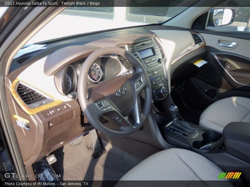 Twilight Black / Beige 2013 Hyundai Santa Fe Sport