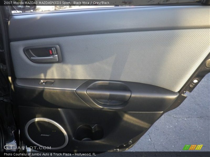 Black Mica / Gray/Black 2007 Mazda MAZDA3 MAZDASPEED3 Sport