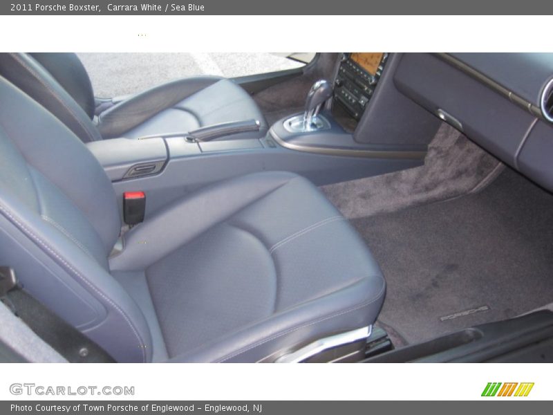 Carrara White / Sea Blue 2011 Porsche Boxster