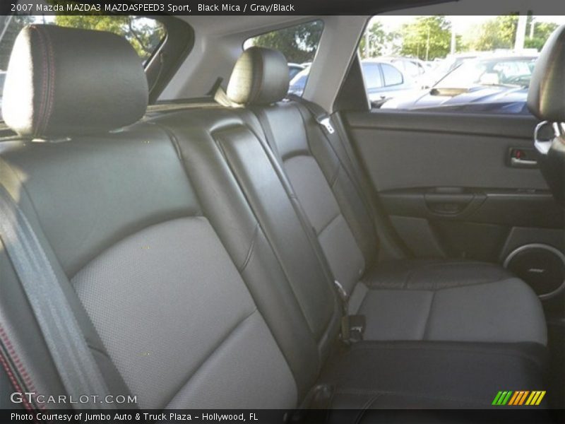 Black Mica / Gray/Black 2007 Mazda MAZDA3 MAZDASPEED3 Sport