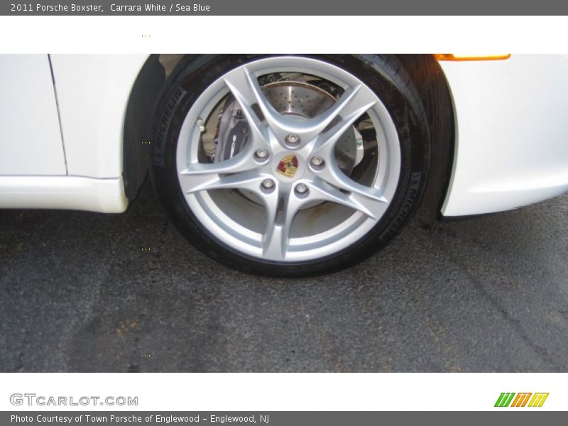 Carrara White / Sea Blue 2011 Porsche Boxster