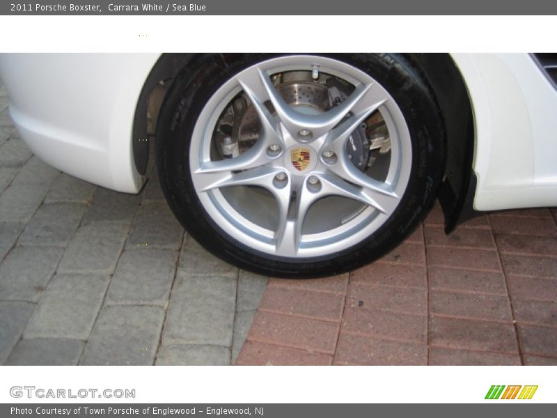 Carrara White / Sea Blue 2011 Porsche Boxster