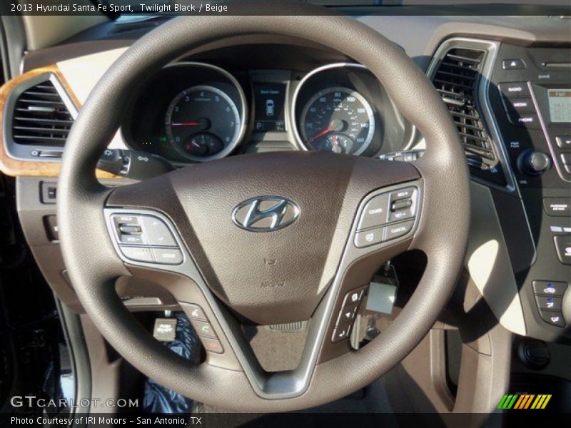 Twilight Black / Beige 2013 Hyundai Santa Fe Sport