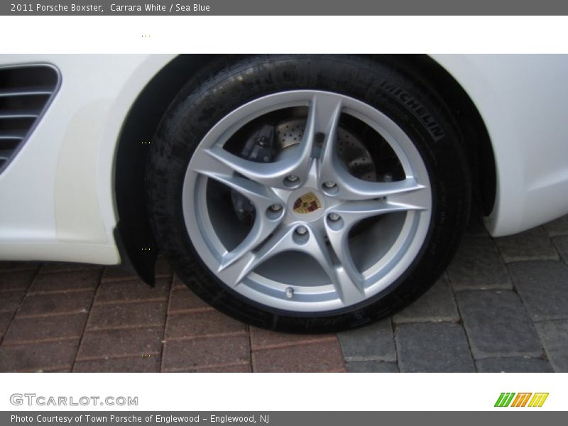 Carrara White / Sea Blue 2011 Porsche Boxster