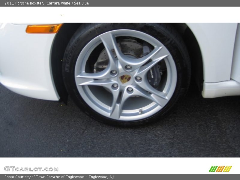 Carrara White / Sea Blue 2011 Porsche Boxster