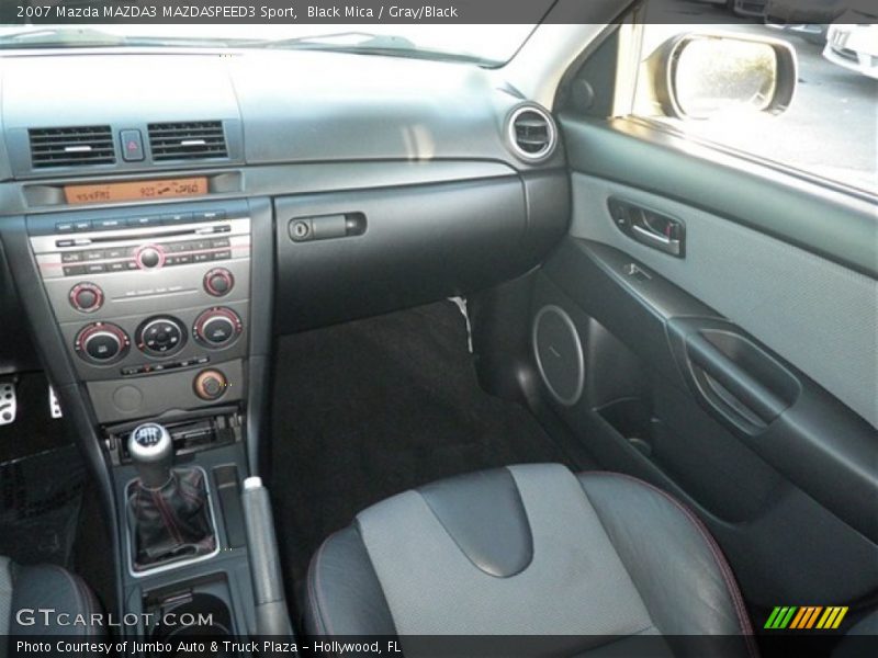 Black Mica / Gray/Black 2007 Mazda MAZDA3 MAZDASPEED3 Sport