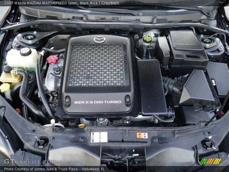 Black Mica / Gray/Black 2007 Mazda MAZDA3 MAZDASPEED3 Sport
