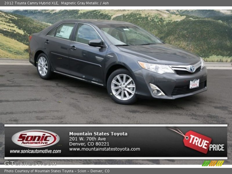 Magnetic Gray Metallic / Ash 2012 Toyota Camry Hybrid XLE