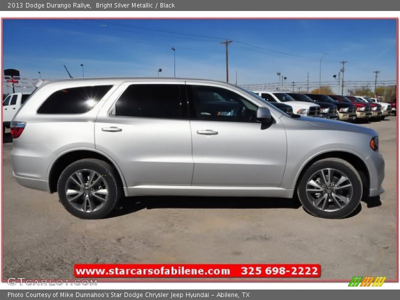 Bright Silver Metallic / Black 2013 Dodge Durango Rallye