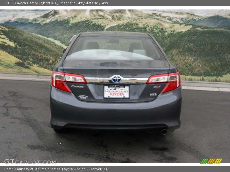 Magnetic Gray Metallic / Ash 2012 Toyota Camry Hybrid XLE