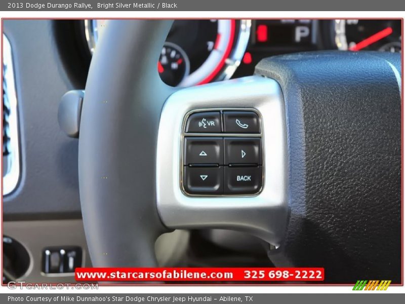 Bright Silver Metallic / Black 2013 Dodge Durango Rallye