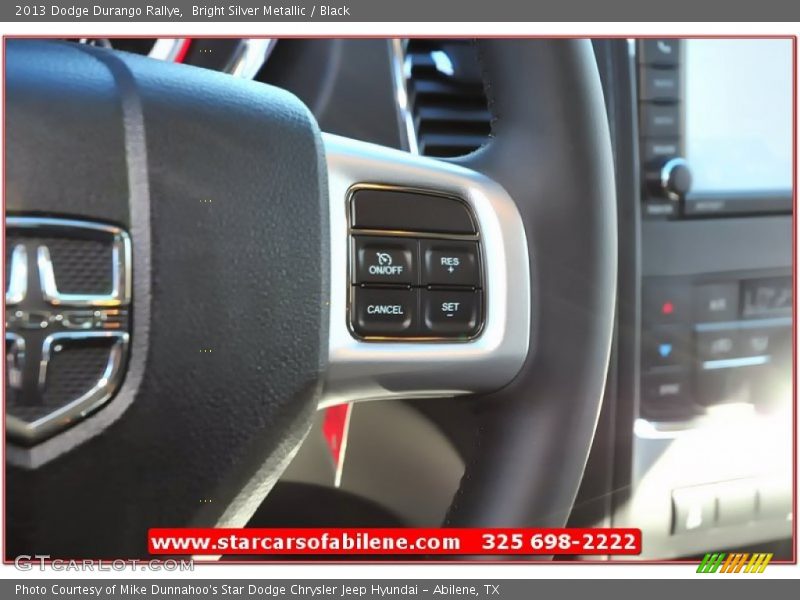 Bright Silver Metallic / Black 2013 Dodge Durango Rallye