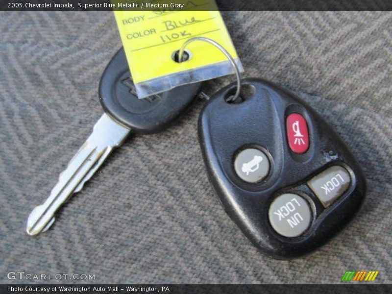 Superior Blue Metallic / Medium Gray 2005 Chevrolet Impala