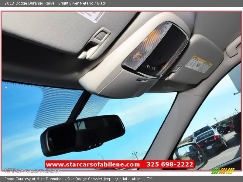 Bright Silver Metallic / Black 2013 Dodge Durango Rallye