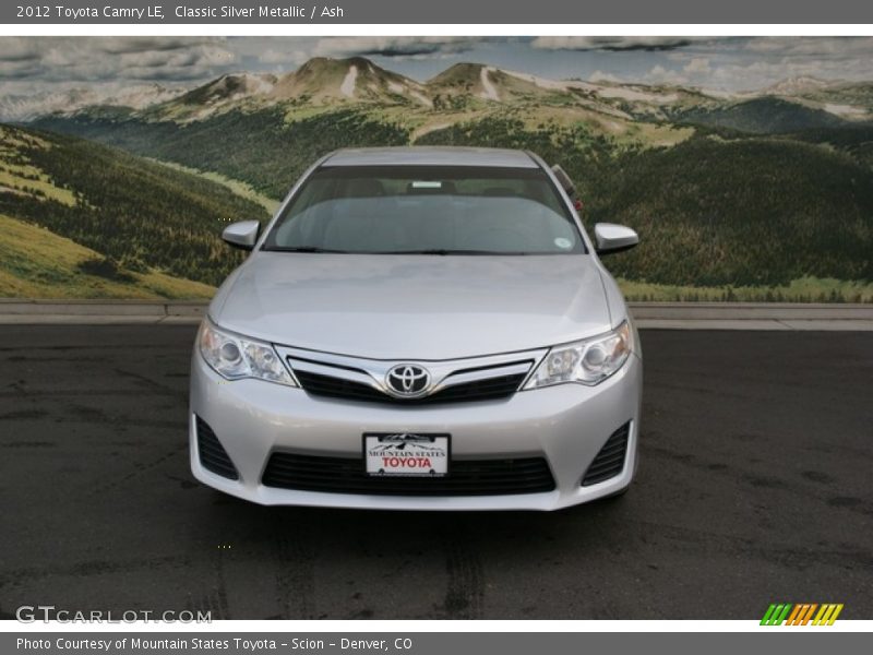 Classic Silver Metallic / Ash 2012 Toyota Camry LE