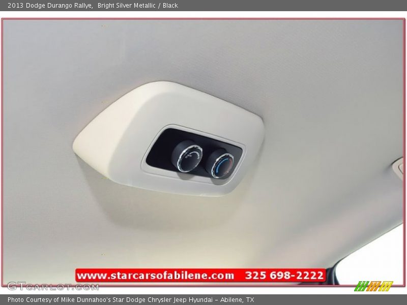 Bright Silver Metallic / Black 2013 Dodge Durango Rallye