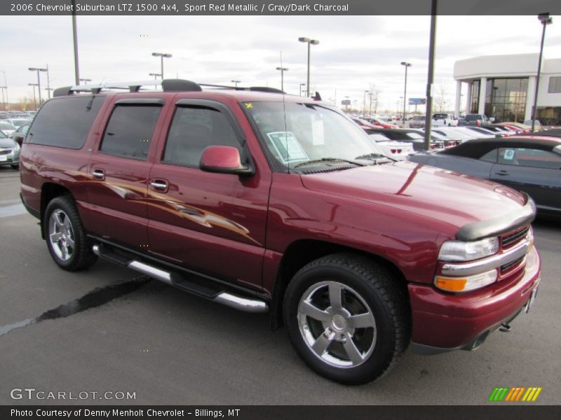 Sport Red Metallic / Gray/Dark Charcoal 2006 Chevrolet Suburban LTZ 1500 4x4