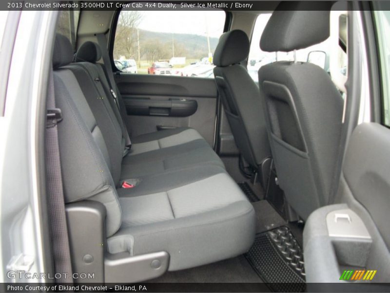 Rear Seat of 2013 Silverado 3500HD LT Crew Cab 4x4 Dually