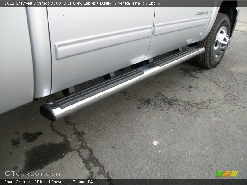 Silver Ice Metallic / Ebony 2013 Chevrolet Silverado 3500HD LT Crew Cab 4x4 Dually