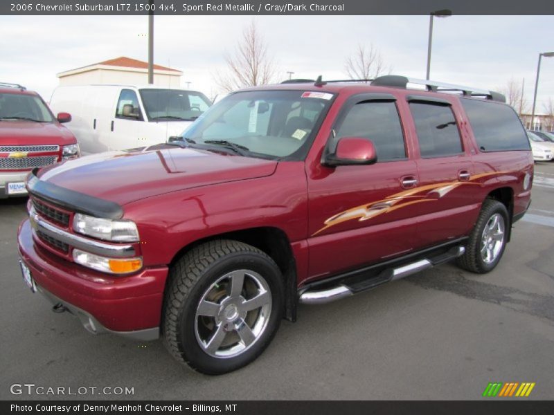 Sport Red Metallic / Gray/Dark Charcoal 2006 Chevrolet Suburban LTZ 1500 4x4