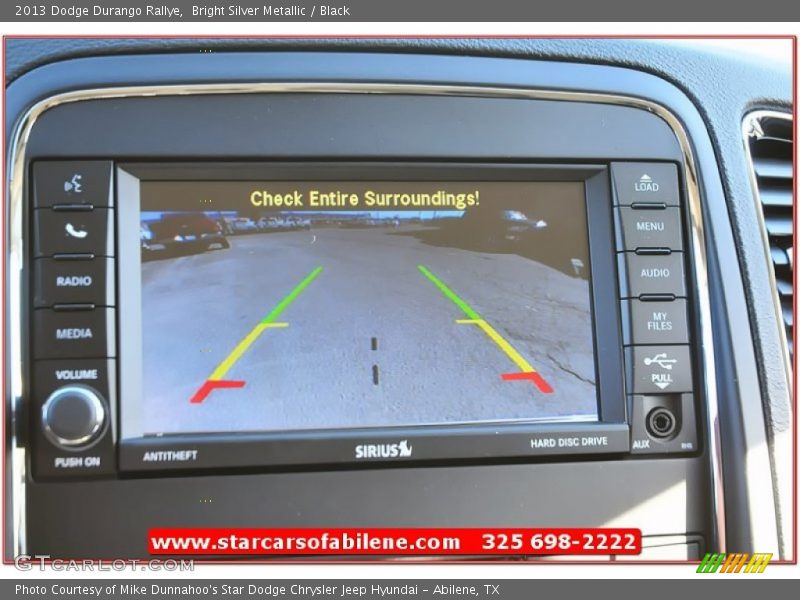 Bright Silver Metallic / Black 2013 Dodge Durango Rallye