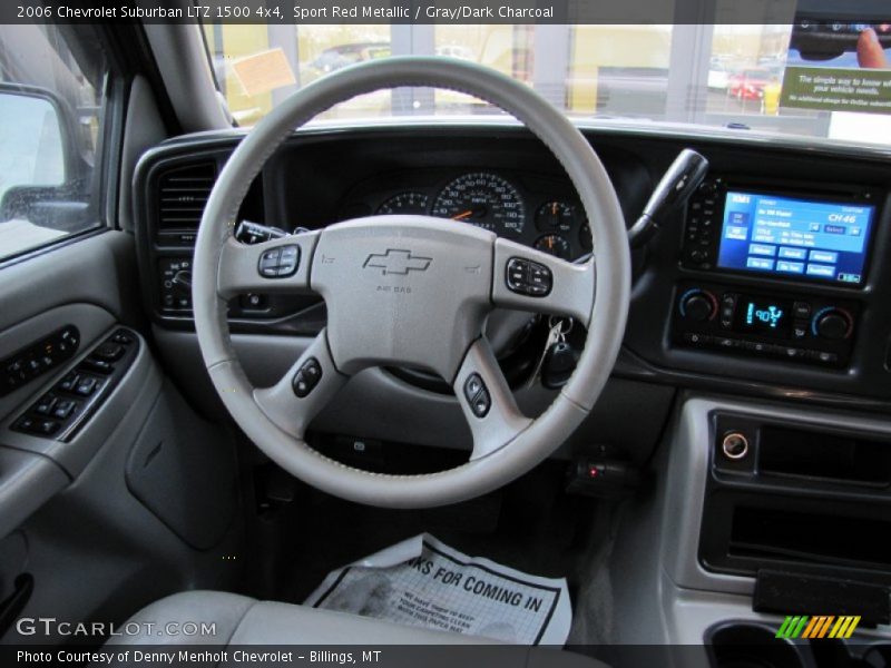 Sport Red Metallic / Gray/Dark Charcoal 2006 Chevrolet Suburban LTZ 1500 4x4