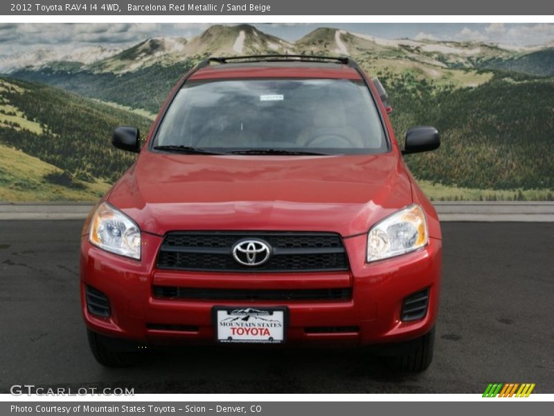 Barcelona Red Metallic / Sand Beige 2012 Toyota RAV4 I4 4WD