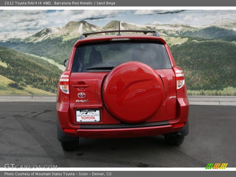 Barcelona Red Metallic / Sand Beige 2012 Toyota RAV4 I4 4WD