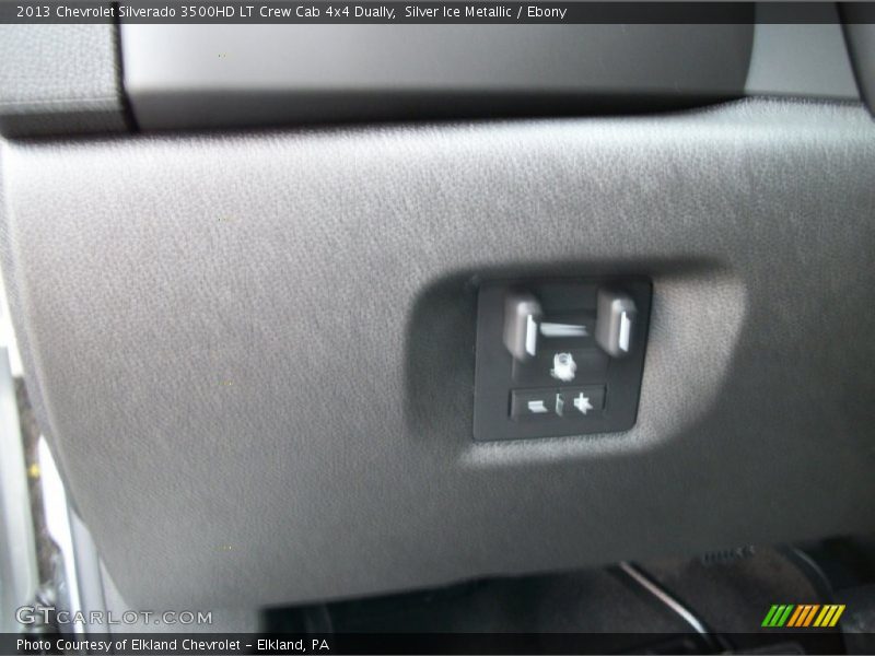 Silver Ice Metallic / Ebony 2013 Chevrolet Silverado 3500HD LT Crew Cab 4x4 Dually