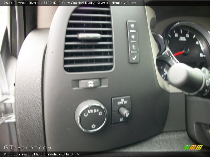 Silver Ice Metallic / Ebony 2013 Chevrolet Silverado 3500HD LT Crew Cab 4x4 Dually