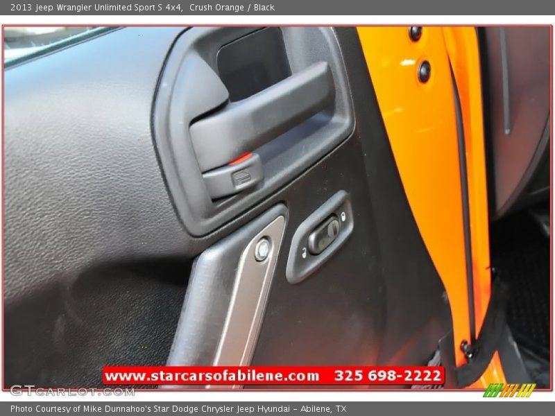 Crush Orange / Black 2013 Jeep Wrangler Unlimited Sport S 4x4