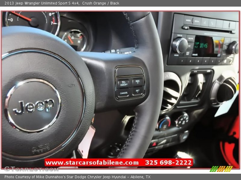 Crush Orange / Black 2013 Jeep Wrangler Unlimited Sport S 4x4