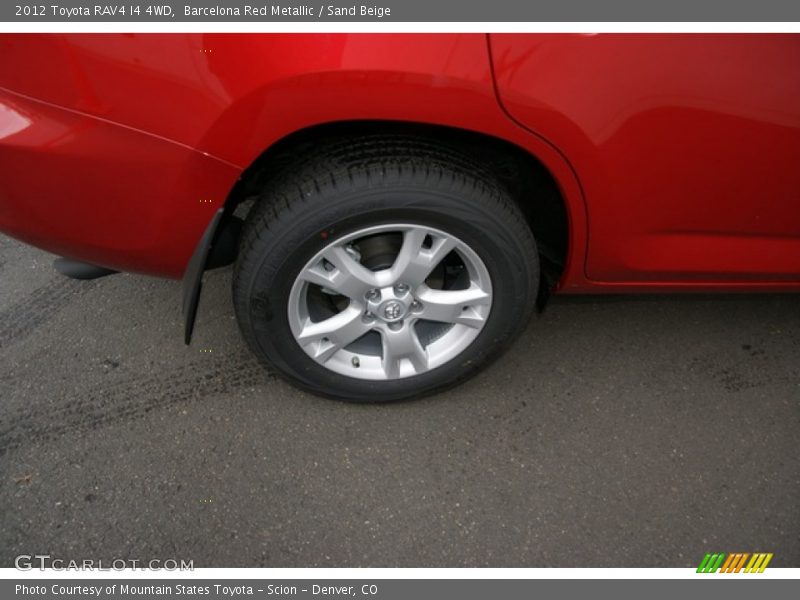 Barcelona Red Metallic / Sand Beige 2012 Toyota RAV4 I4 4WD