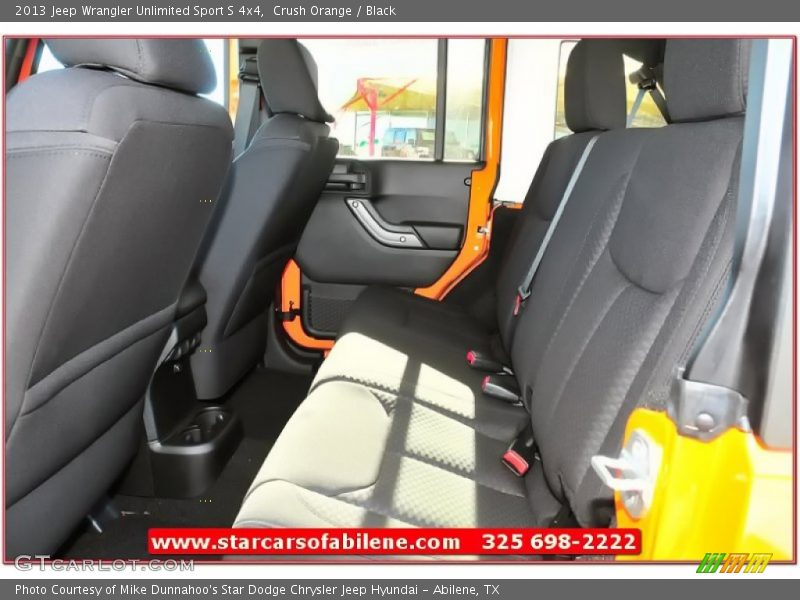 Crush Orange / Black 2013 Jeep Wrangler Unlimited Sport S 4x4