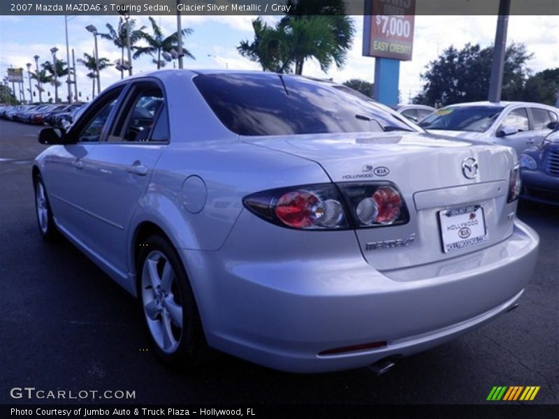 Glacier Silver Metallic / Gray 2007 Mazda MAZDA6 s Touring Sedan