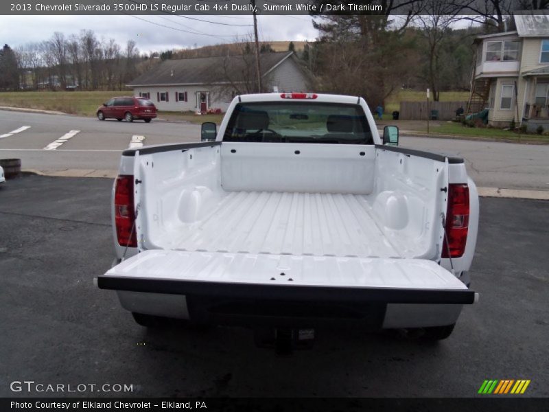 Summit White / Dark Titanium 2013 Chevrolet Silverado 3500HD LS Regular Cab 4x4 Dually