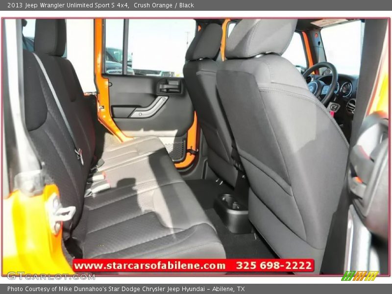 Crush Orange / Black 2013 Jeep Wrangler Unlimited Sport S 4x4
