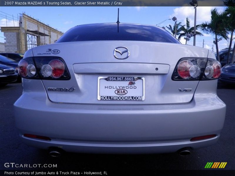 Glacier Silver Metallic / Gray 2007 Mazda MAZDA6 s Touring Sedan
