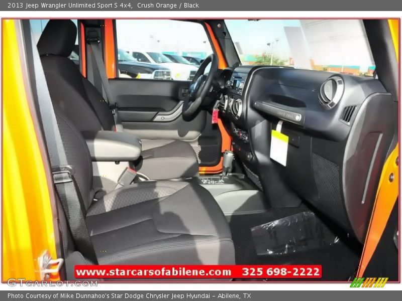 Crush Orange / Black 2013 Jeep Wrangler Unlimited Sport S 4x4