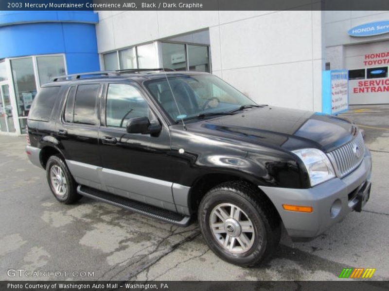 Black / Dark Graphite 2003 Mercury Mountaineer Convenience AWD