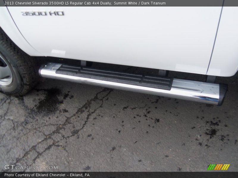 Summit White / Dark Titanium 2013 Chevrolet Silverado 3500HD LS Regular Cab 4x4 Dually