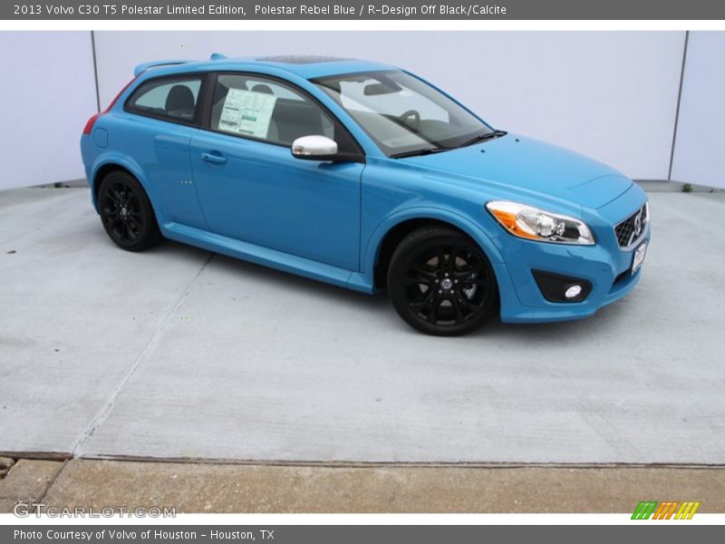 Polestar Rebel Blue / R-Design Off Black/Calcite 2013 Volvo C30 T5 Polestar Limited Edition
